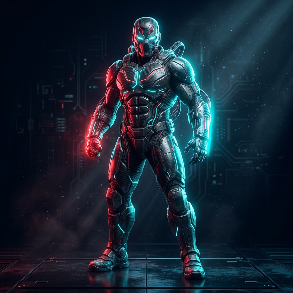 Cybernetic Hero Visual
